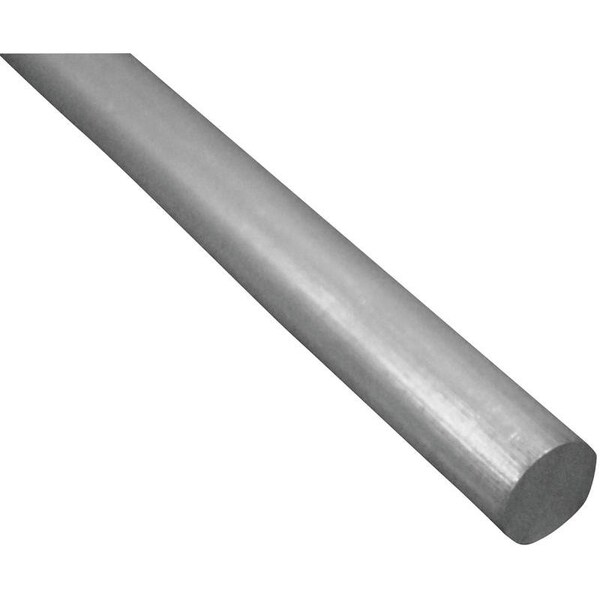 K&S Precision Metals Decorative Metal Rod, 38 in Dia, 36 in L, 1100O
